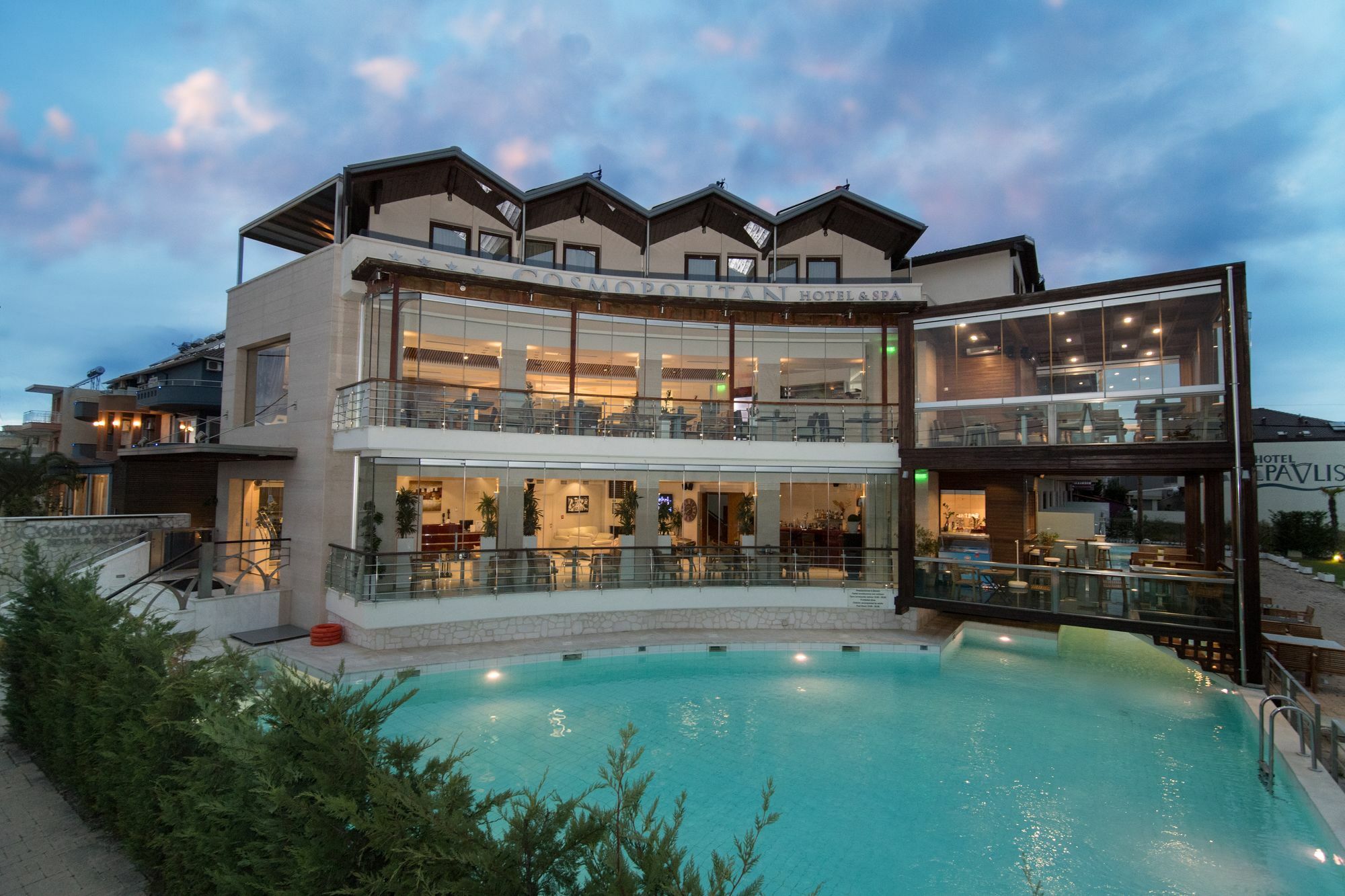 Cosmopolitan Hotel & Spa Paralía المظهر الخارجي الصورة